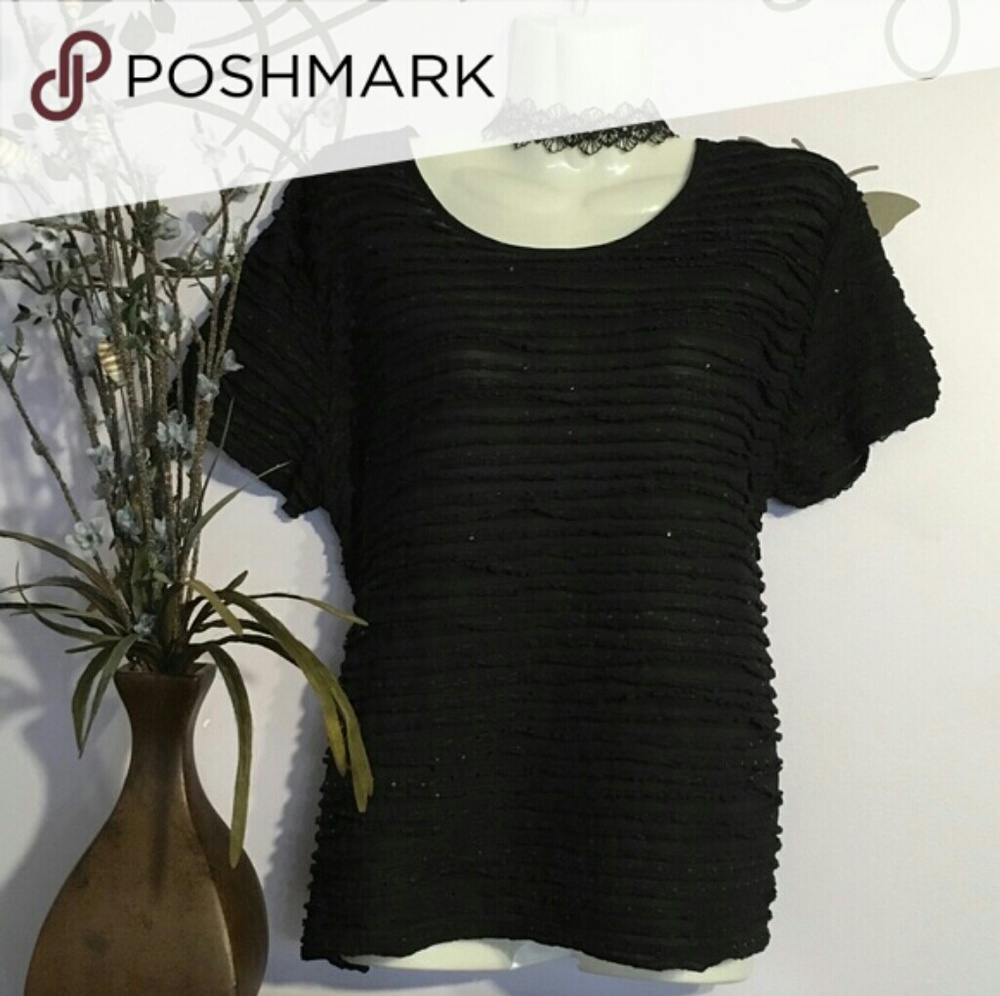 Alfred Dunner black sparkles 👕